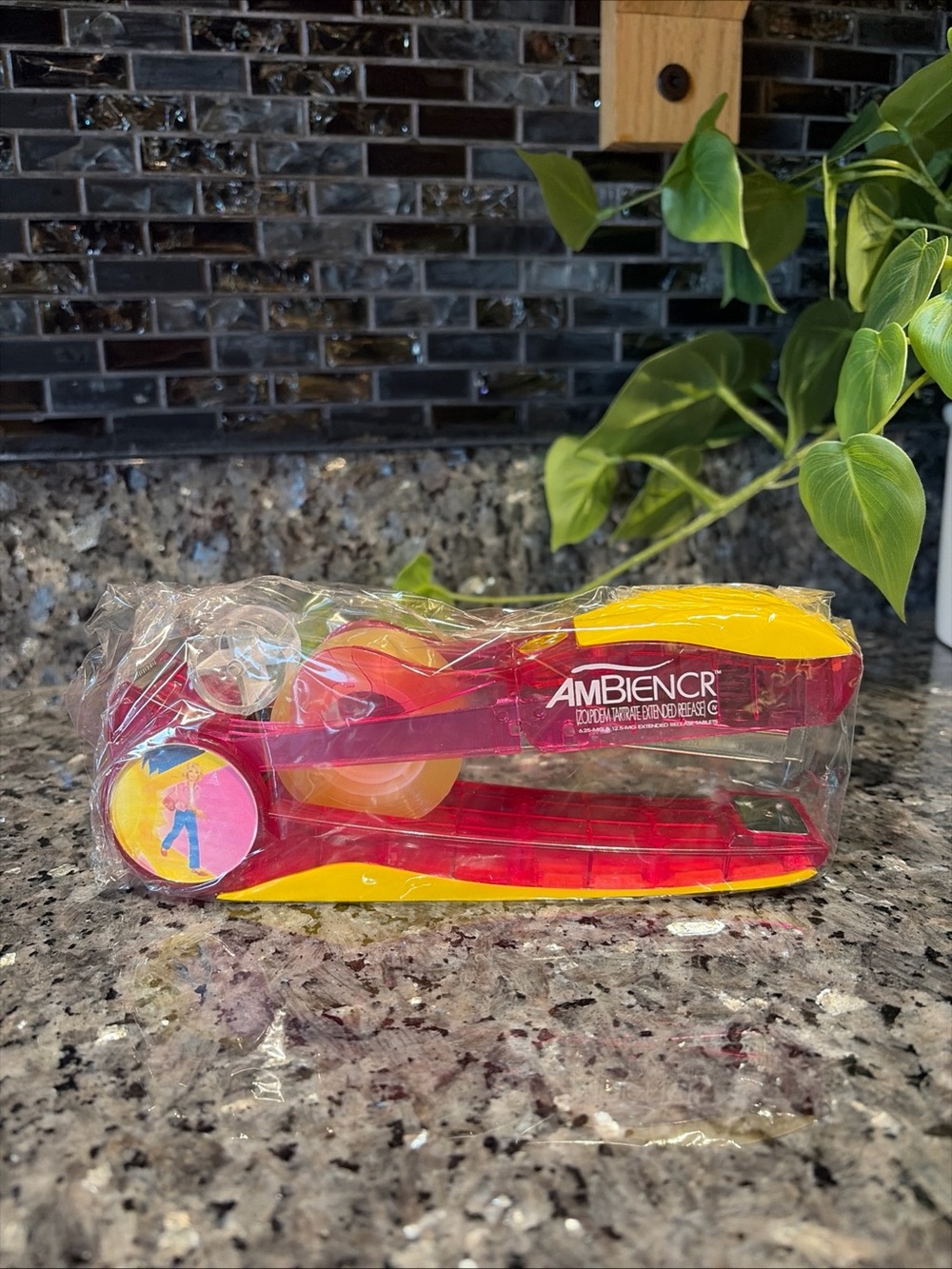 Ambien CR Pharmaceutical Drug Rep Collectible Stapler Tape Dispenser New